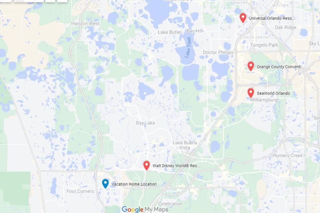 The Marvel Mansion 5Br Pool Home Near Disney World Орландо Екстериор снимка