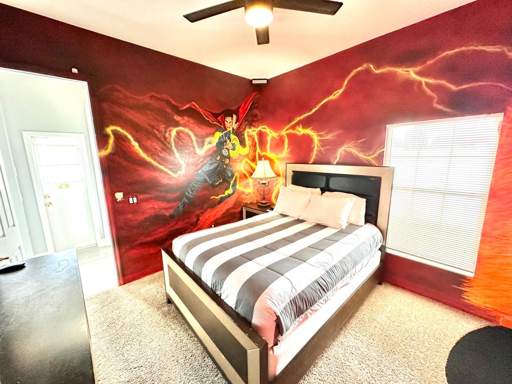 The Marvel Mansion 5Br Pool Home Near Disney World Орландо Стая снимка
